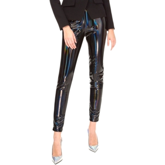 $1050 BALMAIN Holographic Pant Size 36 US 4 - Picture 3 of 13